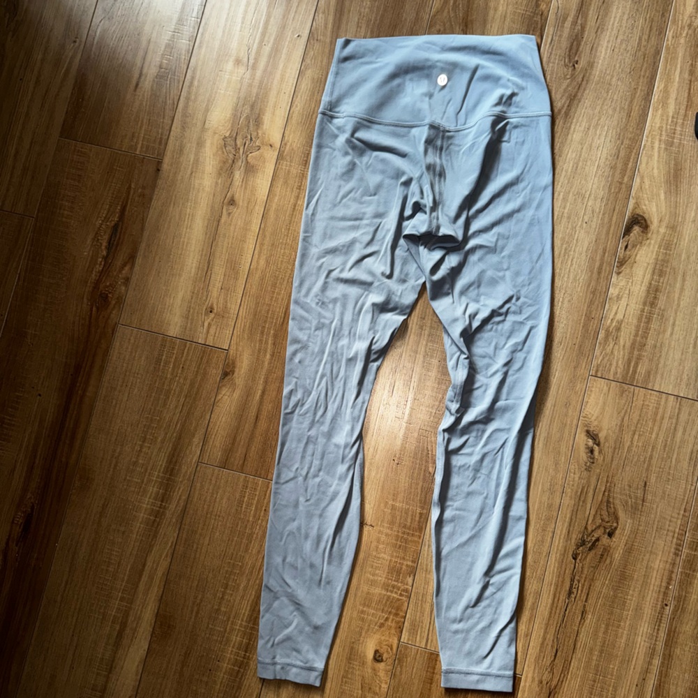 Baby blue Lululemon High-Waisted Leggings